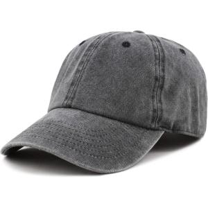 image:imageThe Hat Depot 100 Cotton Pigment Dyed Low Profile Dad Hat Six Panel Cap1 Black