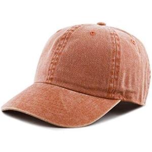 image:imageThe Hat Depot 100 Cotton Pigment Dyed Low Profile Dad Hat Six Panel Cap1 Orange