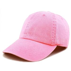 image:imageThe Hat Depot 100 Cotton Pigment Dyed Low Profile Dad Hat Six Panel Cap1 Pink