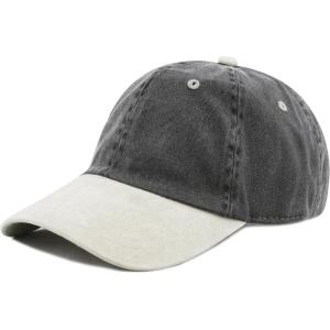 image:imageThe Hat Depot 100 Cotton Pigment Dyed Low Profile Dad Hat Six Panel Cap2 BlackPutty