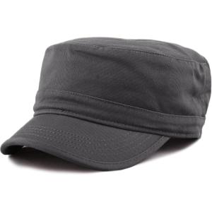 image:imageThe Hat Depot Cadet Military Army Baseball Cap Tie Dye amp Washed Cotton Basic amp Distressed Cadet Brushed Cotton Cap1 Basic  Charcoal