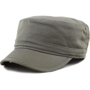image:imageThe Hat Depot Cadet Military Army Baseball Cap Tie Dye amp Washed Cotton Basic amp Distressed Cadet Brushed Cotton Cap1 Basic  Olive