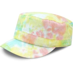 image:imageThe Hat Depot Cadet Military Army Baseball Cap Tie Dye amp Washed Cotton Basic amp Distressed Cadet Brushed Cotton Cap3 Tie Dye  Color 1