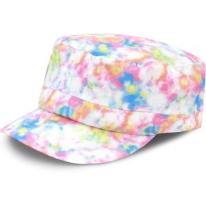 image:imageThe Hat Depot Cadet Military Army Baseball Cap Tie Dye amp Washed Cotton Basic amp Distressed Cadet Brushed Cotton Cap3 Tie Dye  Color 5