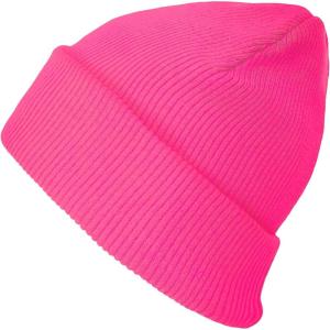 image:imageThe Hat Depot Kids 100 Washed Cotton Soft and Light Cuffed Skull Plain Daily Beanie for 25 yrs ChildrenHot Pink