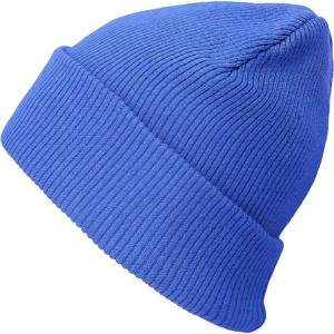 image:imageThe Hat Depot Kids 100 Washed Cotton Soft and Light Cuffed Skull Plain Daily Beanie for 25 yrs ChildrenRoyal Blue