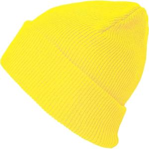 image:imageThe Hat Depot Kids 100 Washed Cotton Soft and Light Cuffed Skull Plain Daily Beanie for 25 yrs ChildrenYellow