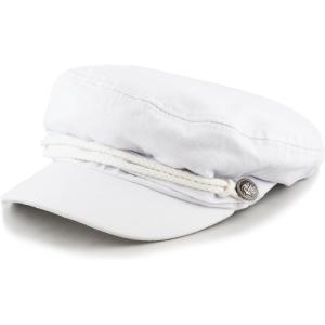 image:imageThe Hat Depot Kids Cotton Greek Fishermans Sailor Fiddler Hat Cap White