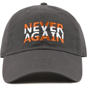 image:imageThe Hat Depot Never Again amp Enough School Walk Out amp Gun Control Embroidered Cotton Baseball Cap HatNever Againcharcoal2
