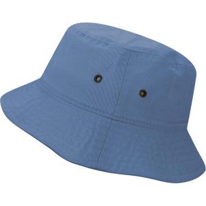 image:imageThe Hat Depot Youth Kids Washed Cotton amp Lightweight Nylon Packable Bucket Travel Hat CapSky Blue