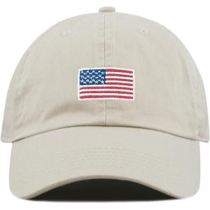 image:imageUSA Flag amp Embroidery Premium 100 Cotton Low Profile Adjustable Baseball Dad CapFlagputty