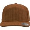 image:image7 Panel Corduroy Cap  Structured Cotton Snapback Flat Bill Adjustable Unisex Streetwear HatCooper