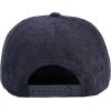 image:image7 Panel Corduroy Cap  Structured Cotton Snapback Flat Bill Adjustable Unisex Streetwear HatNavy
