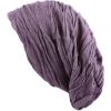 image:imageChemo Slouchy Style Baggy Beanie Cancer Headwear for Women Fleece Lining Winter Hat6 2800  Purple
