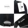 image:imageCotton Baseball Cap Dad Hat  Washed Low Profile Adjustable Hat for Men Women Casual Outdoor Running Golf1 Ponytail  Black