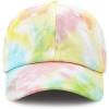 image:imageCotton Baseball Cap Dad Hat  Washed Low Profile Adjustable Hat for Men Women Casual Outdoor Running Golf2 Tie Dye  1