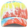 image:imageCotton Baseball Cap Dad Hat  Washed Low Profile Adjustable Hat for Men Women Casual Outdoor Running Golf2 Tie Dye  6