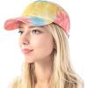 image:imageCotton Baseball Cap Dad Hat  Washed Low Profile Adjustable Hat for Men Women Casual Outdoor Running Golf2 Tie Dye  6