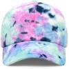 image:imageCotton Baseball Cap Dad Hat  Washed Low Profile Adjustable Hat for Men Women Casual Outdoor Running Golf2 Tie Dye  7