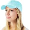 image:imageCotton Baseball Cap Dad Hat  Washed Low Profile Adjustable Hat for Men Women Casual Outdoor Running GolfAqua