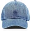 image:imageCotton Baseball Cap Dad Hat  Washed Low Profile Adjustable Hat for Men Women Casual Outdoor Running GolfBlue Denim