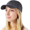 image:imageCotton Baseball Cap Dad Hat  Washed Low Profile Adjustable Hat for Men Women Casual Outdoor Running GolfCharcoal