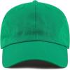 image:imageCotton Baseball Cap Dad Hat  Washed Low Profile Adjustable Hat for Men Women Casual Outdoor Running GolfKelly Green