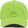 image:imageCotton Baseball Cap Dad Hat  Washed Low Profile Adjustable Hat for Men Women Casual Outdoor Running GolfLime