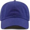 image:imageCotton Baseball Cap Dad Hat  Washed Low Profile Adjustable Hat for Men Women Casual Outdoor Running GolfRoyal Blue