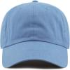 image:imageCotton Baseball Cap Dad Hat  Washed Low Profile Adjustable Hat for Men Women Casual Outdoor Running GolfSky Blue