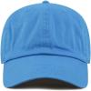 image:imageCotton Baseball Cap Dad Hat  Washed Low Profile Adjustable Hat for Men Women Casual Outdoor Running GolfTurquoise