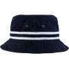 image:imageCotton Bucket Hat Packable Sun Hat  Unisex Summer Travel Beach Fisherman Hat for Men Women Outdoor Fishing Hiking0 Band Navy