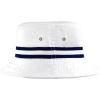 image:imageCotton Bucket Hat Packable Sun Hat  Unisex Summer Travel Beach Fisherman Hat for Men Women Outdoor Fishing Hiking0 Band White