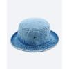 image:imageCotton Bucket Hat Packable Sun Hat  Unisex Summer Travel Beach Fisherman Hat for Men Women Outdoor Fishing Hiking2 Blue Denim