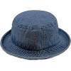 image:imageCotton Bucket Hat Packable Sun Hat  Unisex Summer Travel Beach Fisherman Hat for Men Women Outdoor Fishing Hiking2 Dark Denim