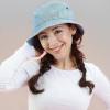 image:imageCotton Bucket Hat Packable Sun Hat  Unisex Summer Travel Beach Fisherman Hat for Men Women Outdoor Fishing Hiking2 Light Denim
