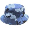 image:imageCotton Bucket Hat Packable Sun Hat  Unisex Summer Travel Beach Fisherman Hat for Men Women Outdoor Fishing HikingBlue Camo