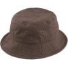 image:imageCotton Bucket Hat Packable Sun Hat  Unisex Summer Travel Beach Fisherman Hat for Men Women Outdoor Fishing HikingBrown