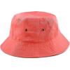 image:imageCotton Bucket Hat Packable Sun Hat  Unisex Summer Travel Beach Fisherman Hat for Men Women Outdoor Fishing HikingCoral