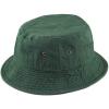 image:imageCotton Bucket Hat Packable Sun Hat  Unisex Summer Travel Beach Fisherman Hat for Men Women Outdoor Fishing HikingDark Green