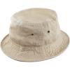 image:imageCotton Bucket Hat Packable Sun Hat  Unisex Summer Travel Beach Fisherman Hat for Men Women Outdoor Fishing HikingKhaki