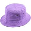 image:imageCotton Bucket Hat Packable Sun Hat  Unisex Summer Travel Beach Fisherman Hat for Men Women Outdoor Fishing HikingLavender