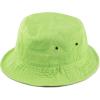 image:imageCotton Bucket Hat Packable Sun Hat  Unisex Summer Travel Beach Fisherman Hat for Men Women Outdoor Fishing HikingLime