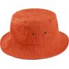 image:imageCotton Bucket Hat Packable Sun Hat  Unisex Summer Travel Beach Fisherman Hat for Men Women Outdoor Fishing HikingOrange