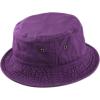 image:imageCotton Bucket Hat Packable Sun Hat  Unisex Summer Travel Beach Fisherman Hat for Men Women Outdoor Fishing HikingPurple