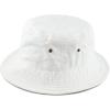 image:imageCotton Bucket Hat Packable Sun Hat  Unisex Summer Travel Beach Fisherman Hat for Men Women Outdoor Fishing HikingWhite