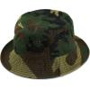image:imageCotton Bucket Hat Packable Sun Hat  Unisex Summer Travel Beach Fisherman Hat for Men Women Outdoor Fishing HikingWoodland Camouflage