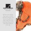 image:imageFaux Fur Safety Reflective Aviator Trapper Hat Snow Ski Trooper Winter Cap1 Plain  Blaze Orange