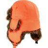 image:imageFaux Fur Safety Reflective Aviator Trapper Hat Snow Ski Trooper Winter Cap1 Plain  Blaze Orange