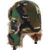 image:imageFaux Fur Safety Reflective Aviator Trapper Hat Snow Ski Trooper Winter Cap1 Plain  Wood Camo